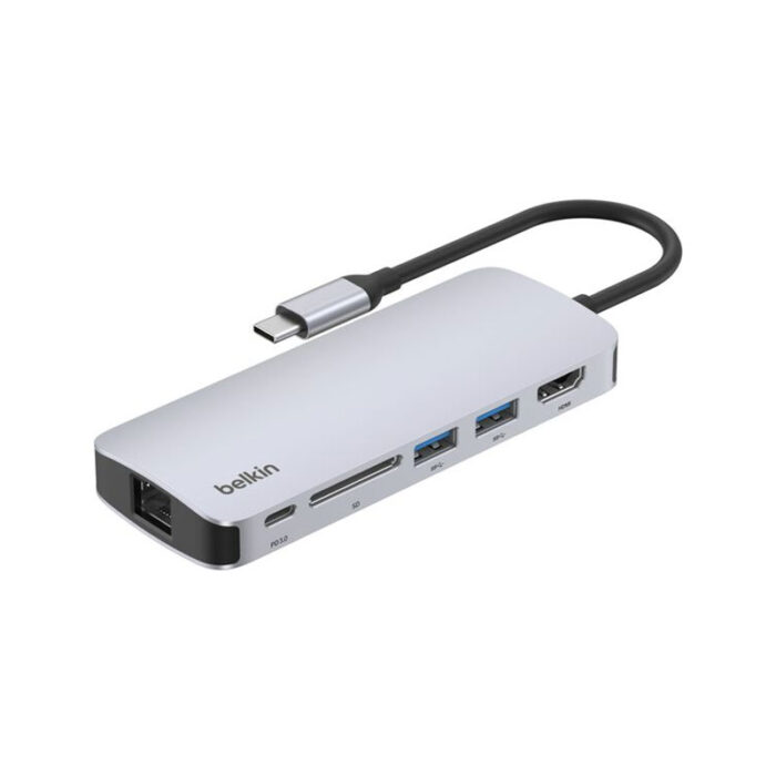 Belkin USB-C 6-in-1 Multiport Hub Price in Bangladesh | Gadget & Gear - Image 1